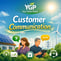 Image that has customer communication on it for a comms released by the energy supplier YGP